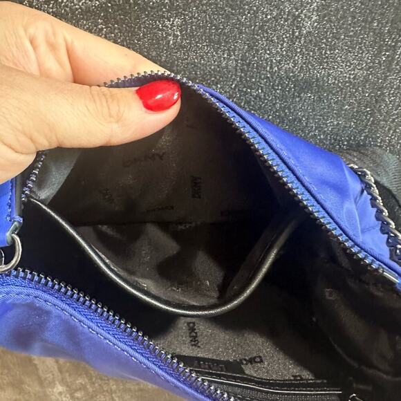 NEW DKNY Blue Cairo MD Pouchette Crossbody w/Smaller Bag (EE) - Picture 8 of 11
